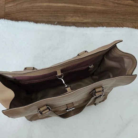 Coach Charlie Embossed Python Leather Tote Luxury Bag Old Money Quiet Luxury - Picture 5 of 16